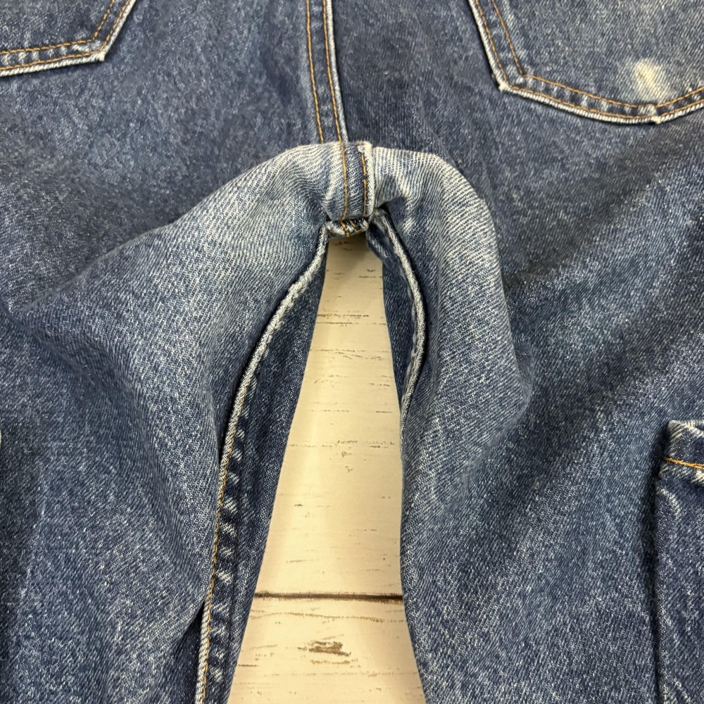 Vintage Levis 505 Orange Tab Jeans 70s 80s Mens 38x31 (37X31) Made In USA - Picture 13 of 16